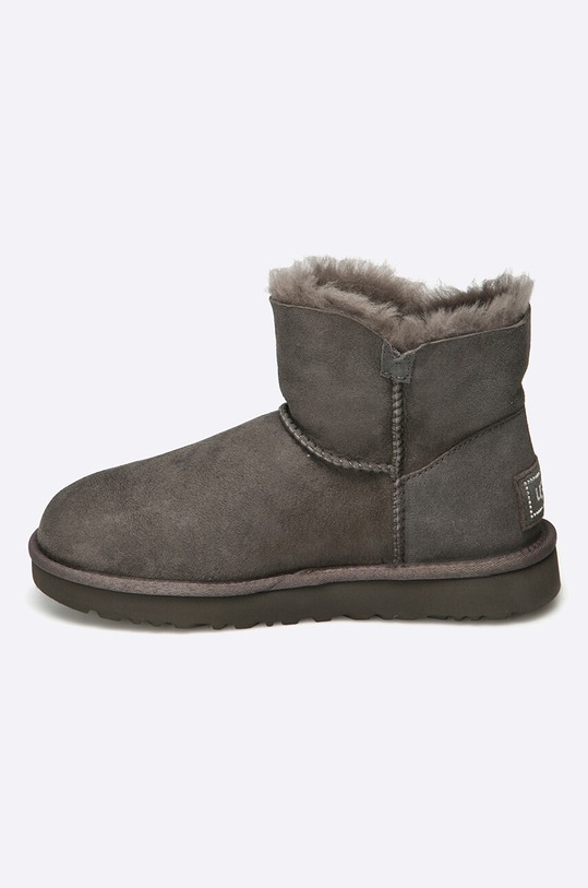 Obuwie UGG Botki Mini Bailey Button Bling 1016554.GRE szary
