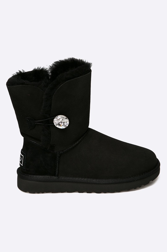UGG - Topánky Bailey semišová koža čierna 1016553.BLK