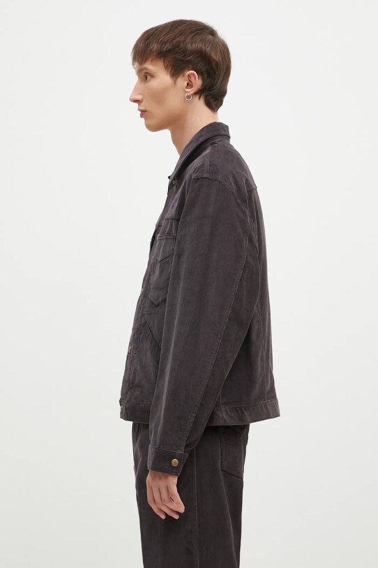 Вельветова куртка Needles Penny Jean Jacket PU216 фіолетовий KW16