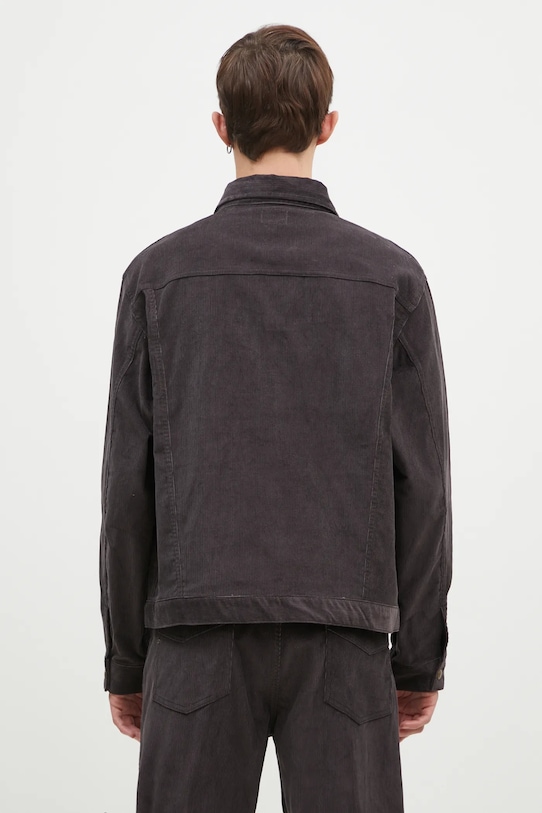 Odzież Needles kurtka sztruksowa Penny Jean Jacket PU216 fioletowy