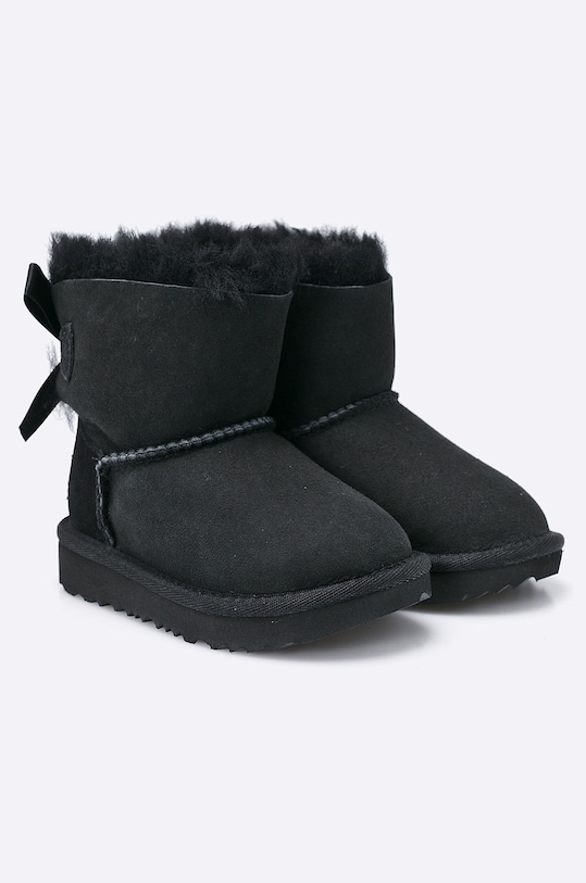 UGG - Detské topánky Mini Bailey Bow II 1017397T.BLK čierna KW17