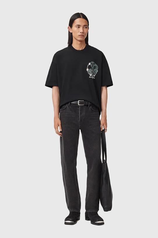Odzież AllSaints t-shirt bawełniany M032PD czarny