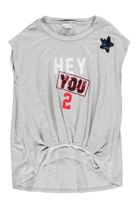 Mek - Detský top 122-170 cm sivá 181MIFN017