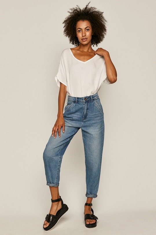 Bluzka damska biała RS20.BKD0A1 biały RS20