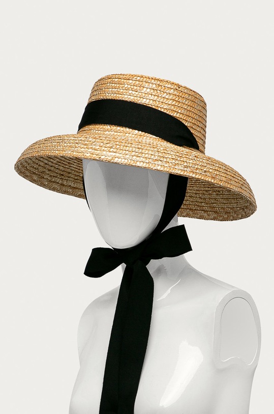 Akcesoria Kapelusz damski słomiany beżowy RS20.CAD804 beżowy