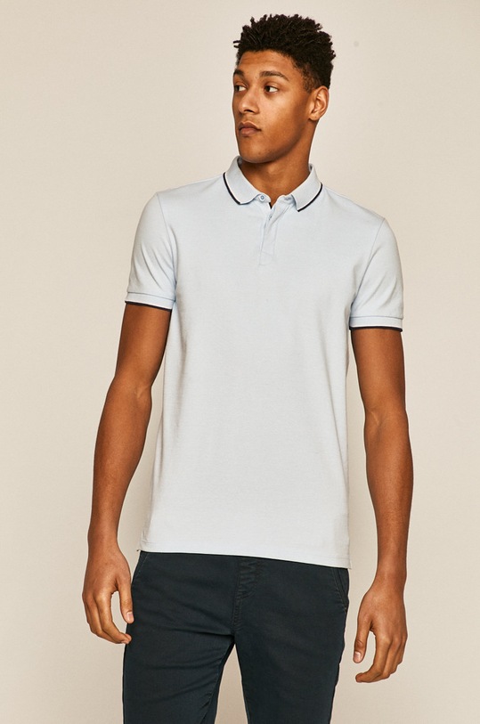 Polo męskie niebieskie niebieski RS20.POM060