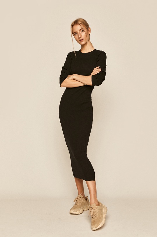 Sukienka damska Valentine's czarna RS20.SUD307 czarny RS20