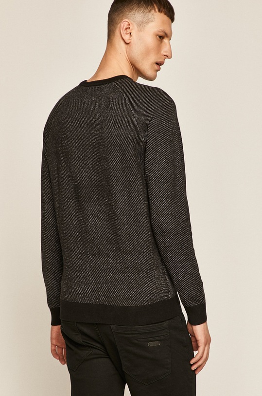 Odzież Sweter męski wzorzysty szary RS20.SWM200 szary