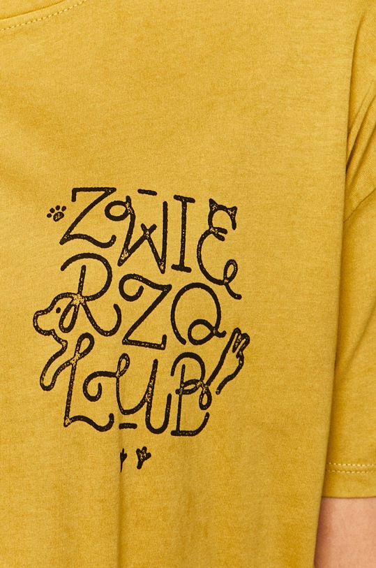 T-shirt damski by Alan Kamiński, Grafika Polska żółty RS20.TSD965 żółty