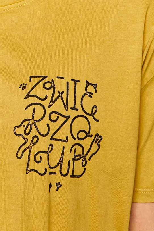 T-shirt damski by Alan Kamiński, Grafika Polska żółty RS20.TSD965 żółty
