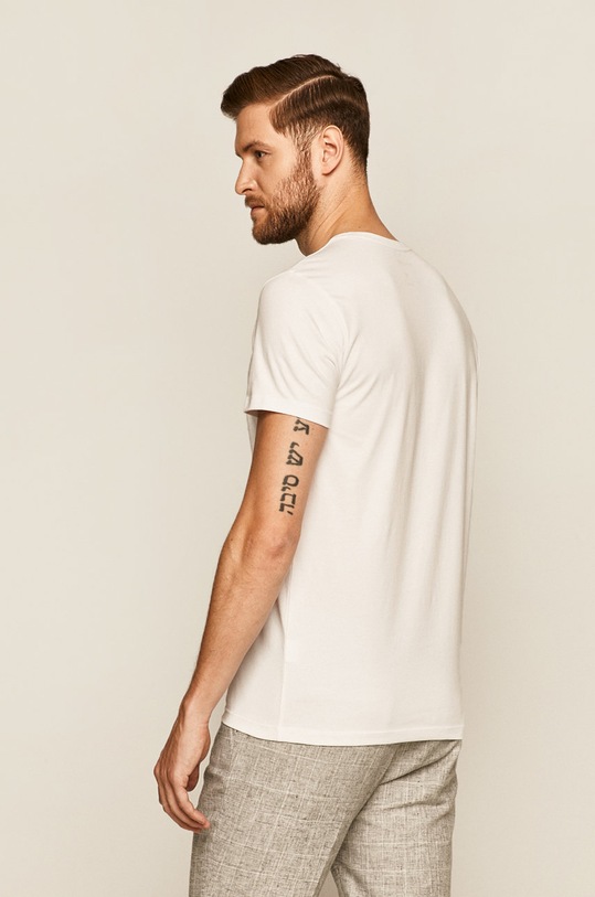 Odzież T-shirt męski biały RS20.TSM090 biały