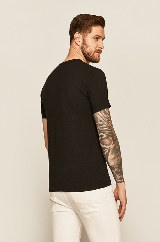 Odzież T-shirt męski czarny RS20.TSM090 czarny