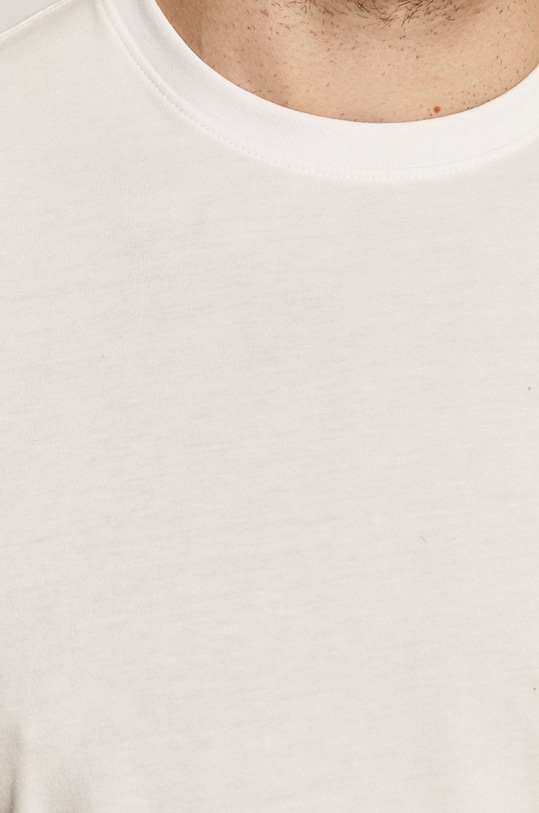 T-shirt męski gładki biały RS20.TSMB02 biały