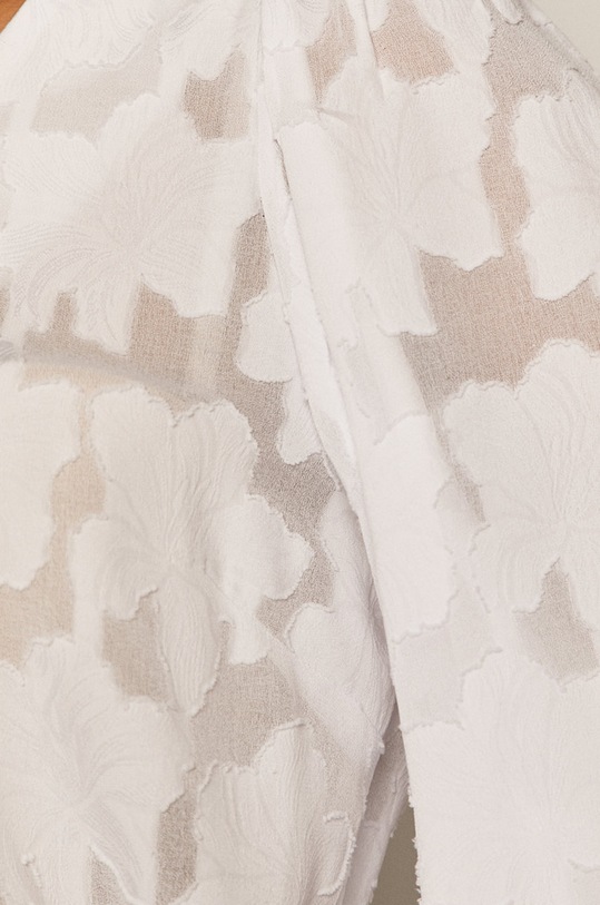 Bluzka damska z recyklingowanego poliestru biała RS21.BDD701