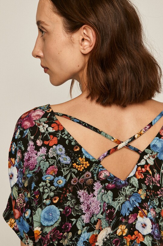 Bluzka damska w kwiaty RS21.BKD030 multicolor