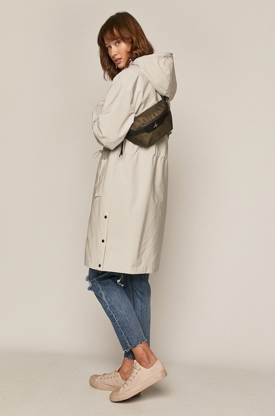 Parka damska szara nieocieplane szary RS21.KPD601