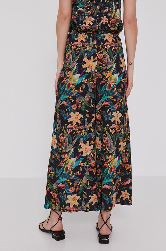 Spodnie damskie culottes z wiskozy multicolor RS21.SPDA10