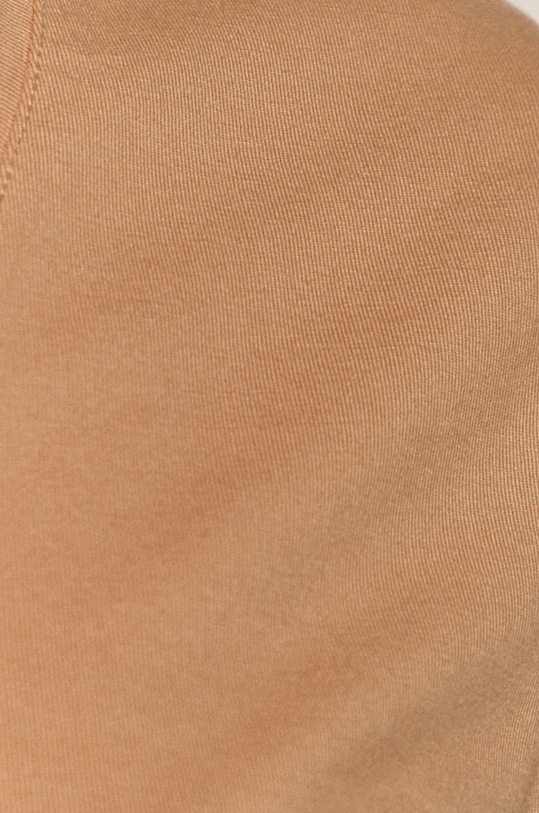 T-shirt damski z bawełny organicznej beżowy RS21-TSD040 beżowy
