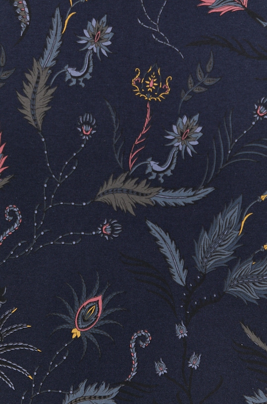 T-shirt męski z bawełny organicznej granatowy RS21.TSM302 granatowy