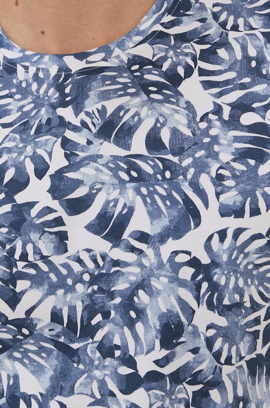 T-shirt męski z bawełny organicznej biały biały RS21.TSMA05