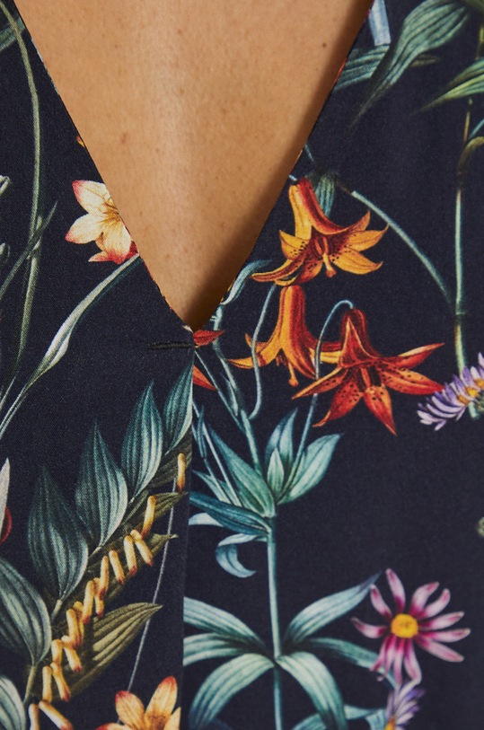 Bluzka damska wzorzysta czarna RS22.BDD040 czarny