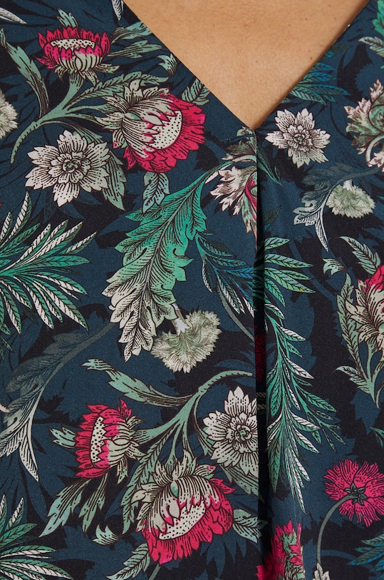 Bluzka damska wzorzysta czarna RS22.BDD040