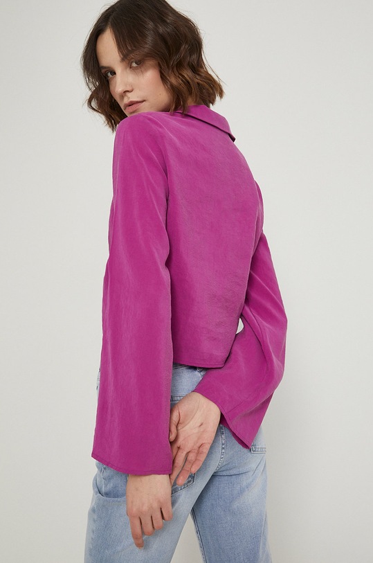 Odzież Bluzka damska ze ściągaczem różowa RS22.BDD570 różowy