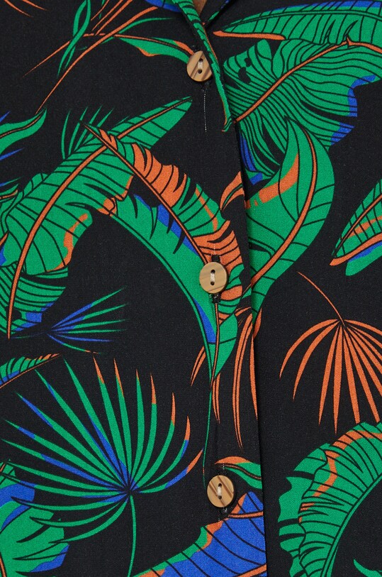 Koszula damska wzorzysta czarna RS22.BKD090 czarny