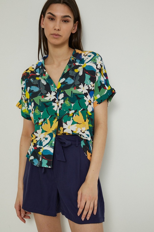 Bluzka damska Projekt: Wakacje multicolor multicolor RS22.BKDA50