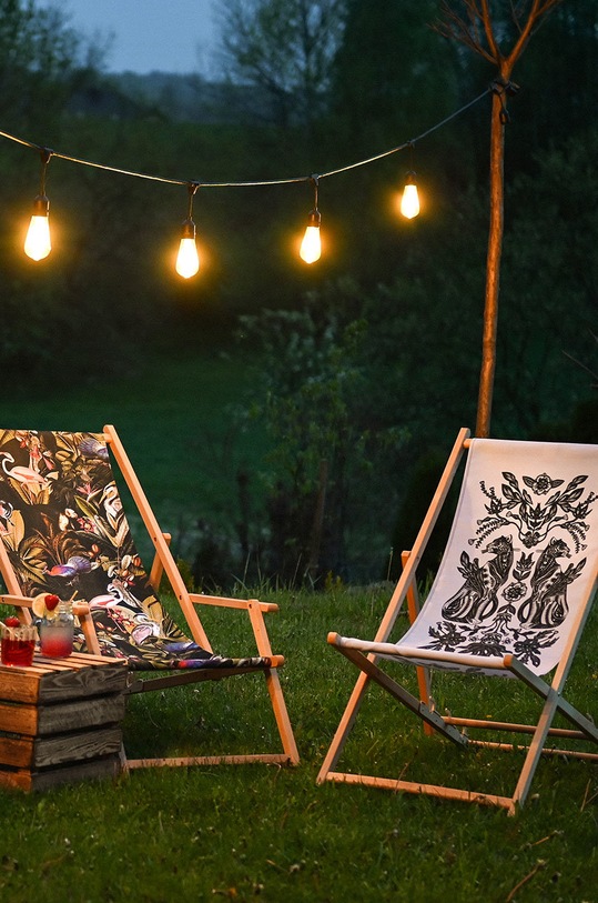 Leżak w stylu boho beżowy RS22.GAU605 beżowy
