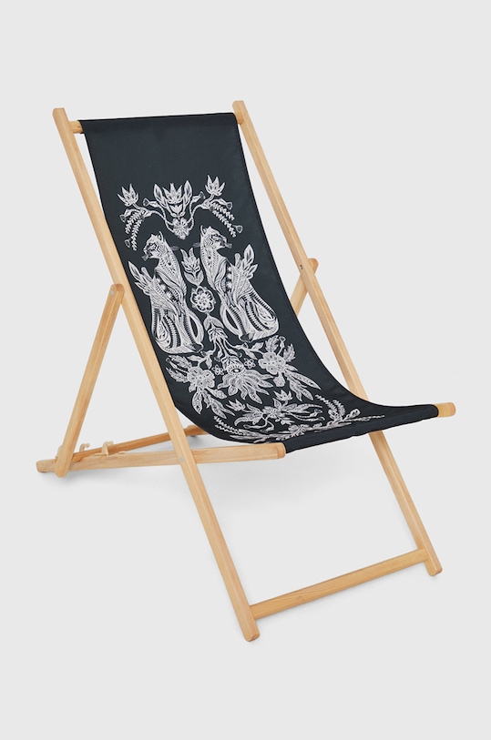 Leżak w stylu boho czarny RS22.GAU609 czarny RS22