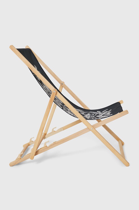 Leżak w stylu boho czarny czarny RS22.GAU609