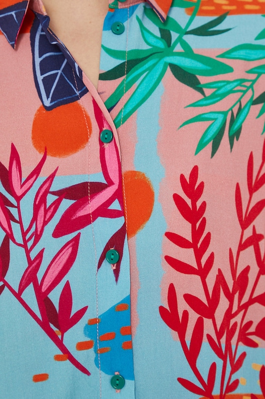 Koszula damska wzorzysta multicolor RS22.KDD050 multicolor RS22