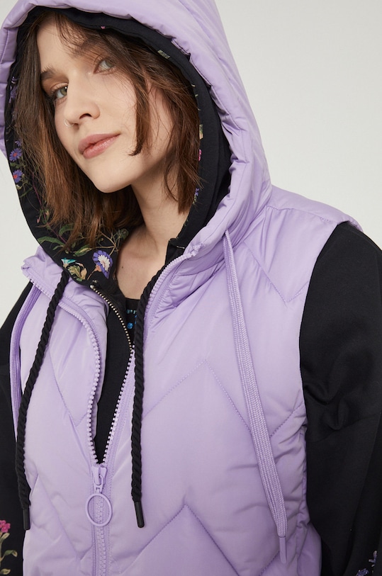 Kamizelka damska ocieplana fioletowa RS22.KMD202