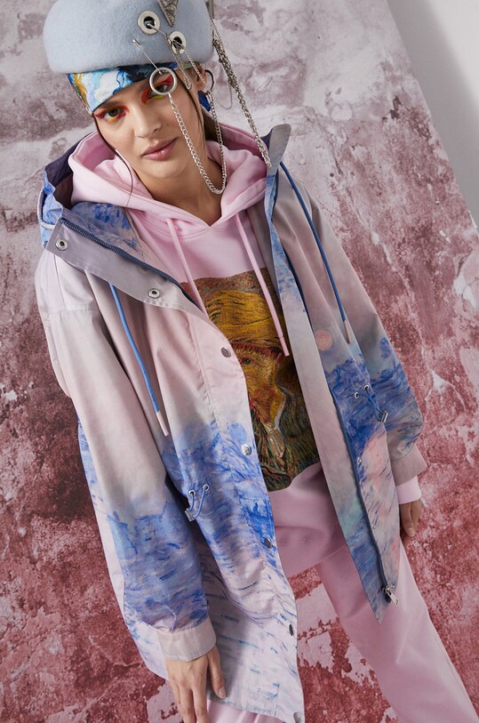 Bunda parka dámska Eviva L'arte prechodné viacfarebná RS22.KPD151