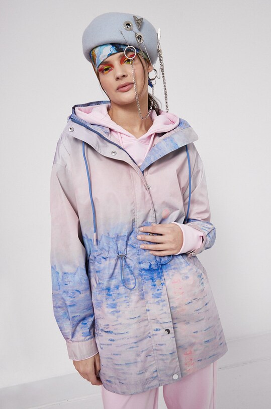 Bunda parka dámska Eviva L'arte viacfarebná RS22.KPD151