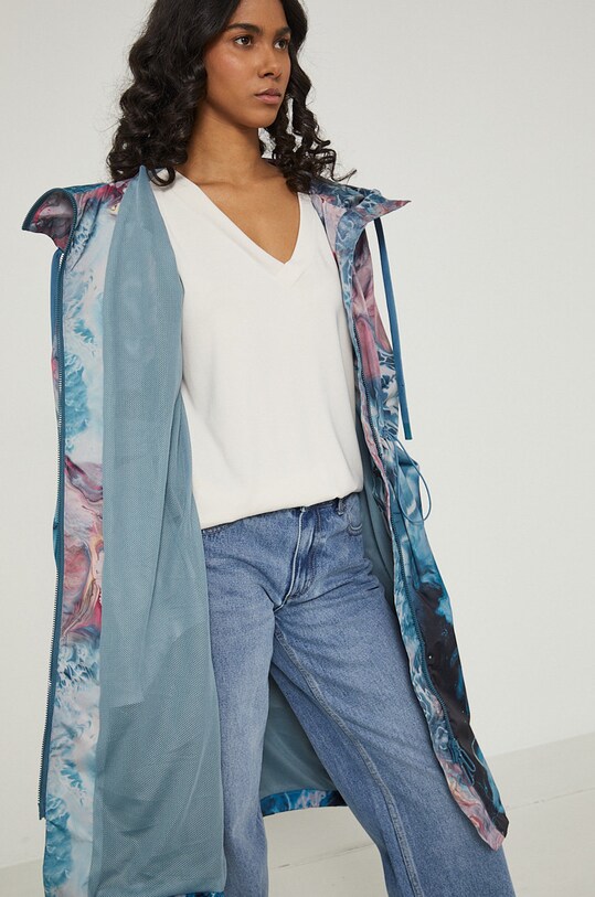 Parka damska przejściowa multicolor RS22.KPD502