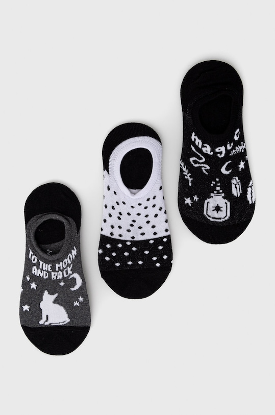 Skarpetki damskie bawełniane "To the moon and back" (3-pack) multicolor skarpetki krótkie multicolor RS22.LGD517