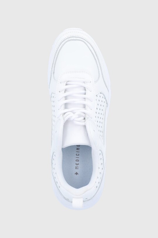 Sneakersy skórzane damskie białe biały RS22.OBD200