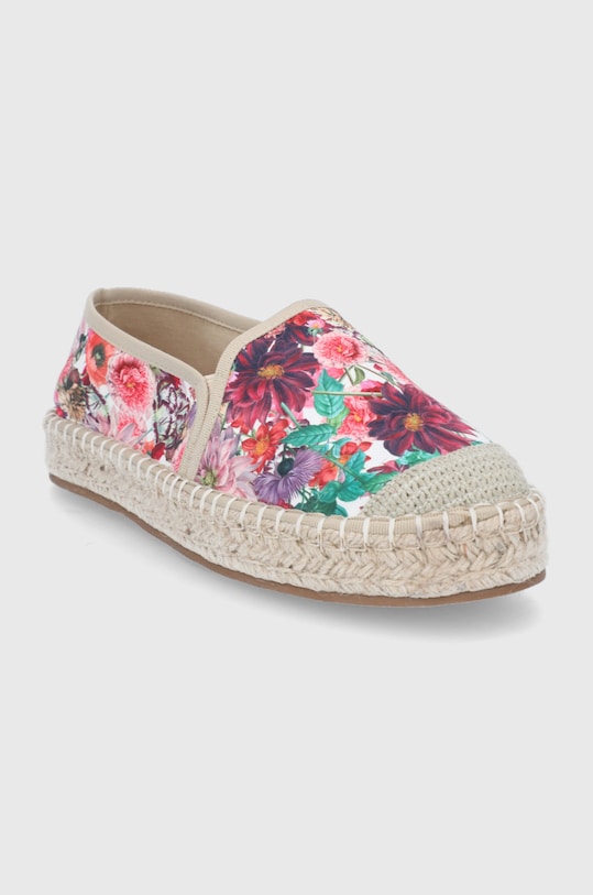 Espadryle damskie na platformie różowe RS22.OBD601 różowy RS22