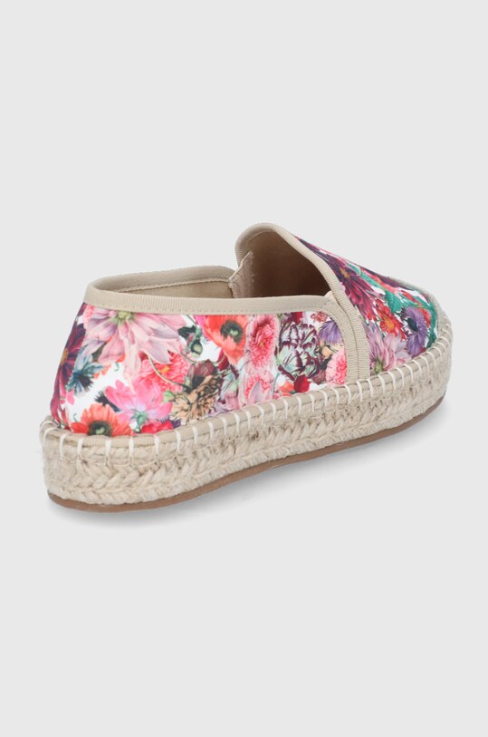 Obuwie Espadryle damskie na platformie różowe RS22.OBD601 różowy