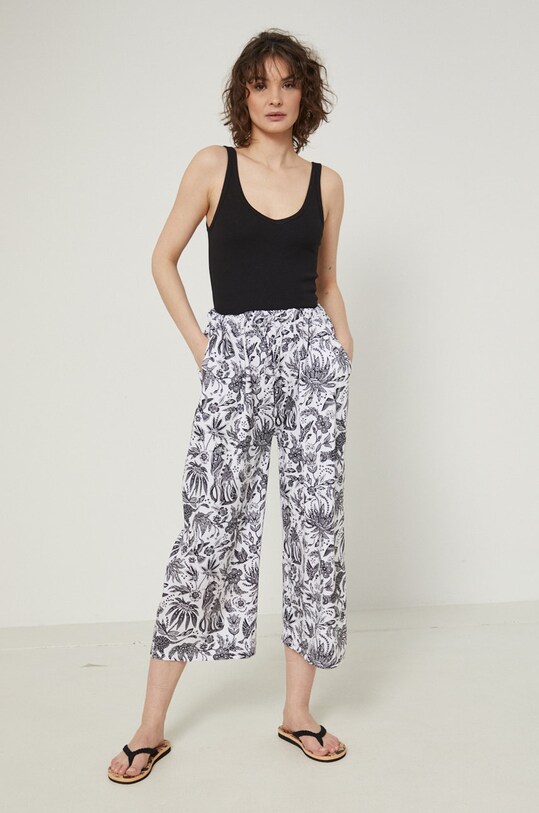 Pyžamo dámske Essential pletenina biela RS22.PJD704