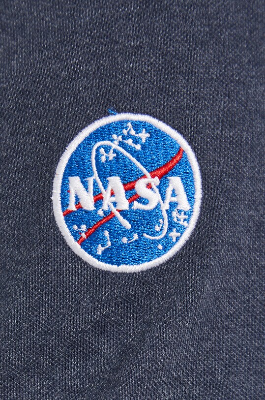 Polo tričko pánske s potlačou NASA tmavomodré RS22.POM403