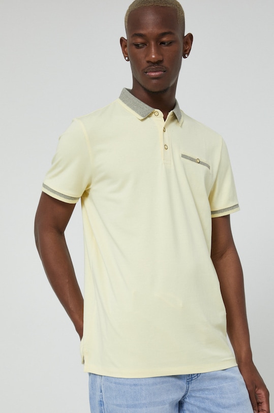 Polo tričko Medicine hladký žlutá RS22.POMA02
