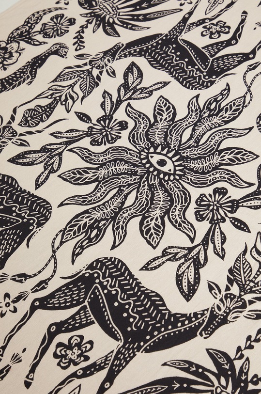 Akcesoria Ręcznik plażowy wzorzysty beżowy RS22.REU808 beżowy