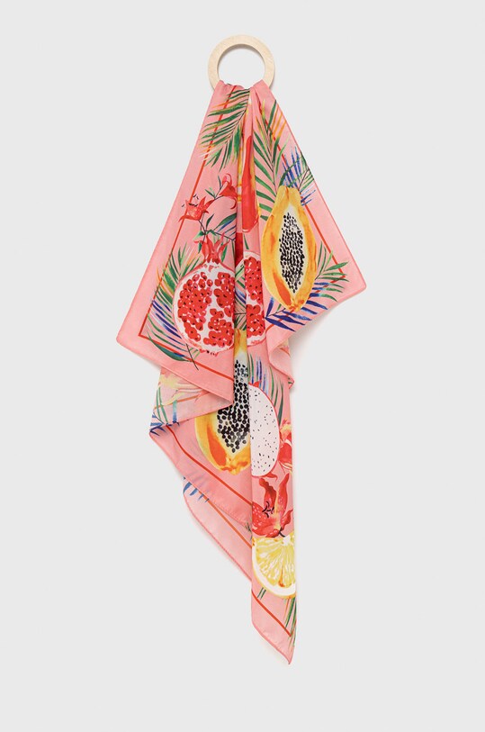 Apaszka damska wzorzysta multicolor tkanina multicolor RS22.SAD700