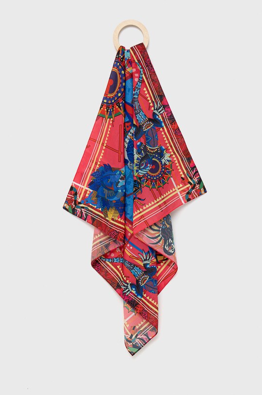 Apaszka damska wzorzysta multicolor tkanina multicolor RS22.SAD805