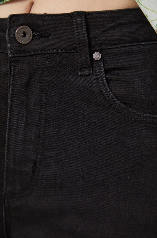 Jeansy damskie skinny czarne czarny RS22.SJD031