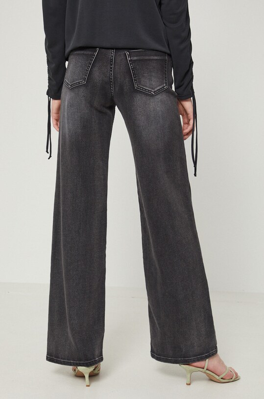 Odzież Jeansy damskie wide leg czarne RS22.SJD302 czarny