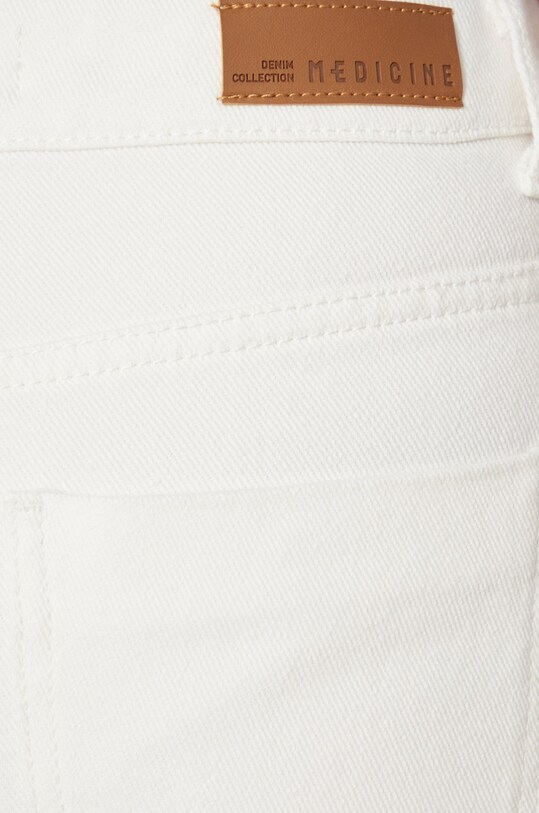 Jeansy damskie wide leg białe biały RS22.SJD700
